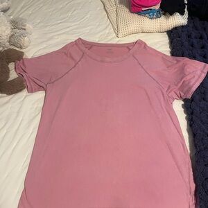 Aerie Pink Raglan Short Sleeve T-Shirt